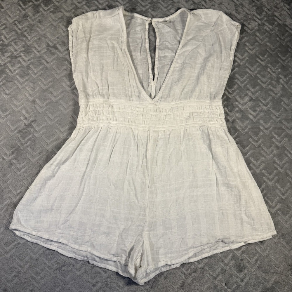 Abercrombie Kids 17/18 Teen Girl White Romper Swim Cover-up